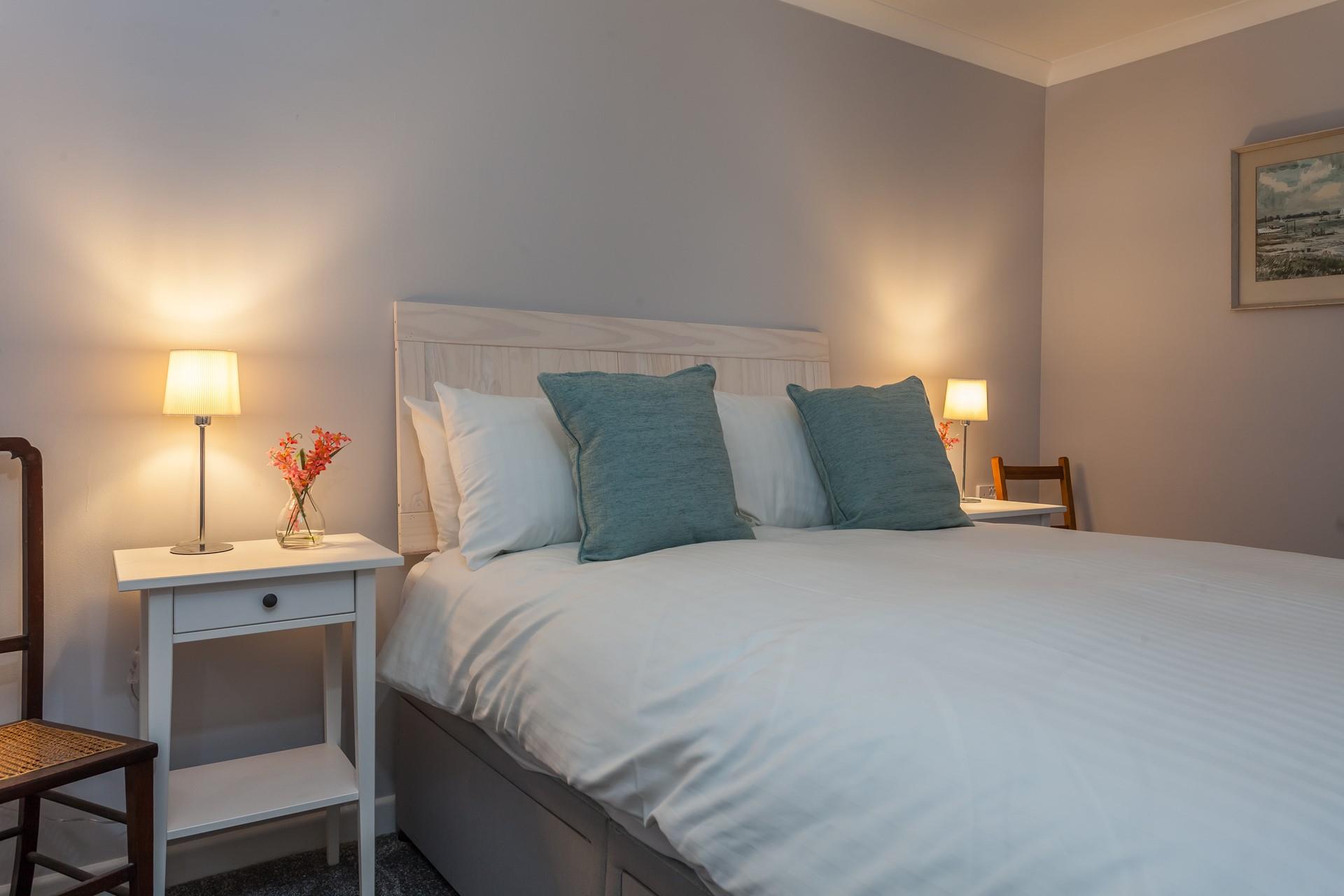 Bedroom 2 is a cosy and comfortable double.