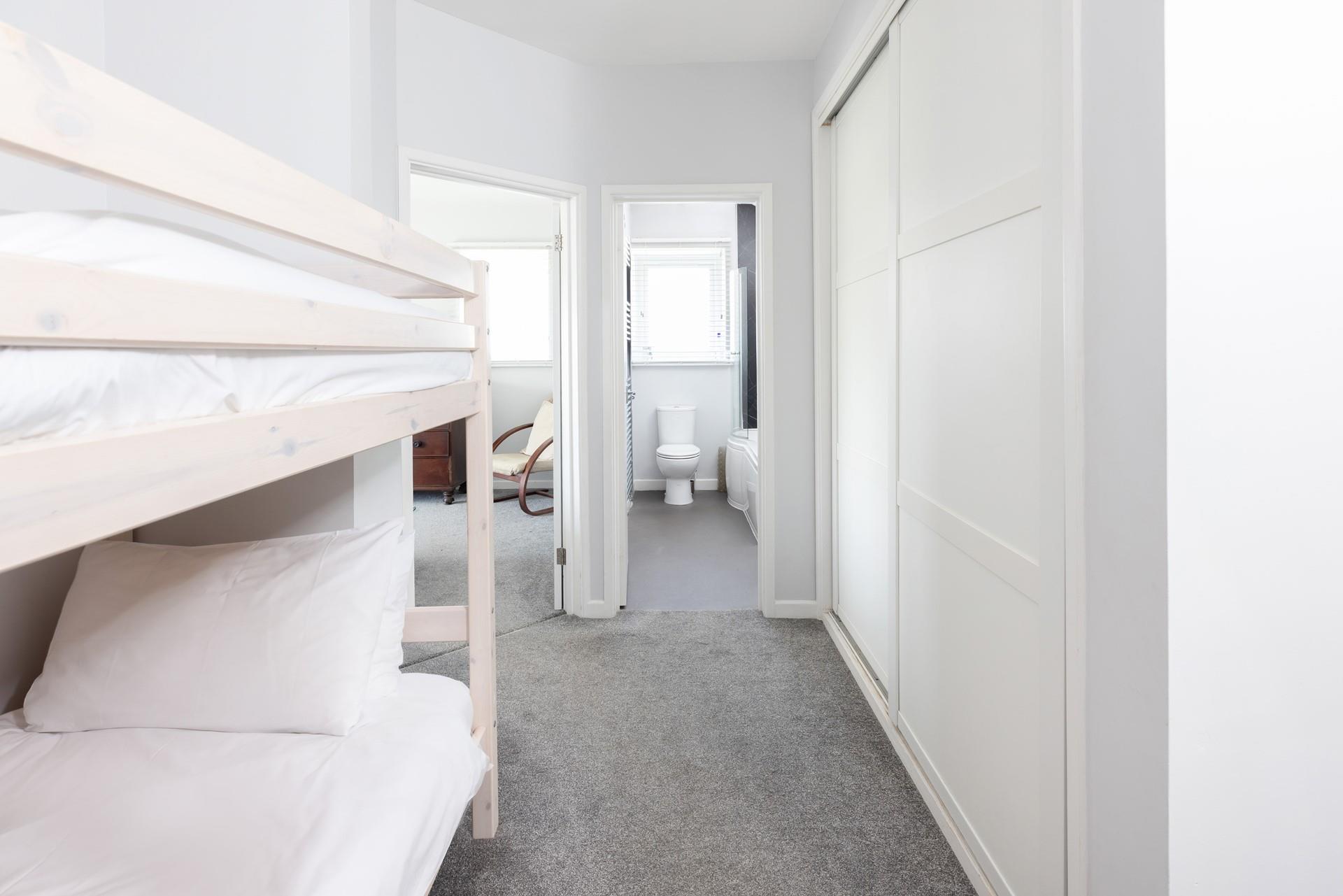 All on one level, The White Cottage is perfect for a getaway with family or friends.