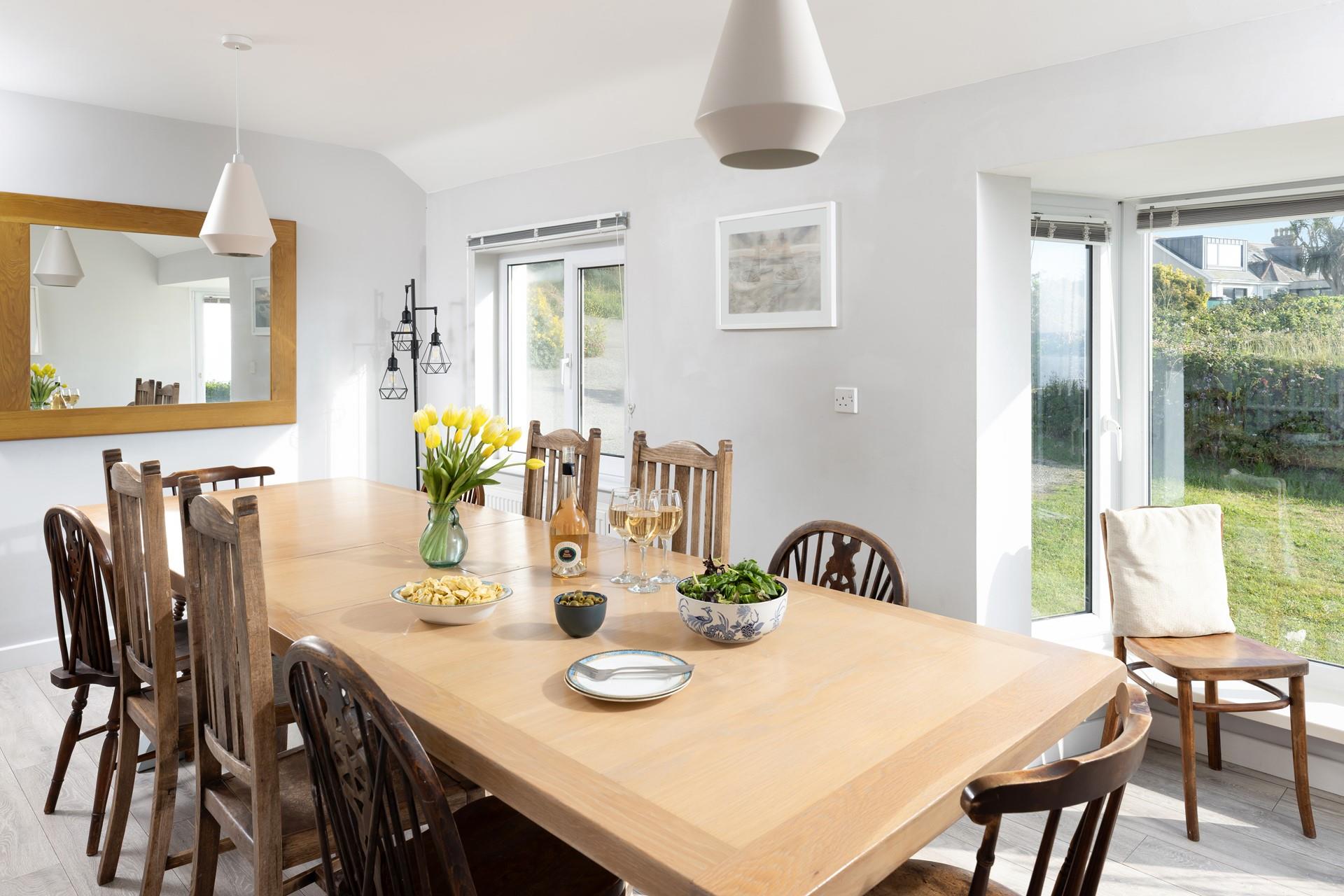 Spend quality time together around the dining table.