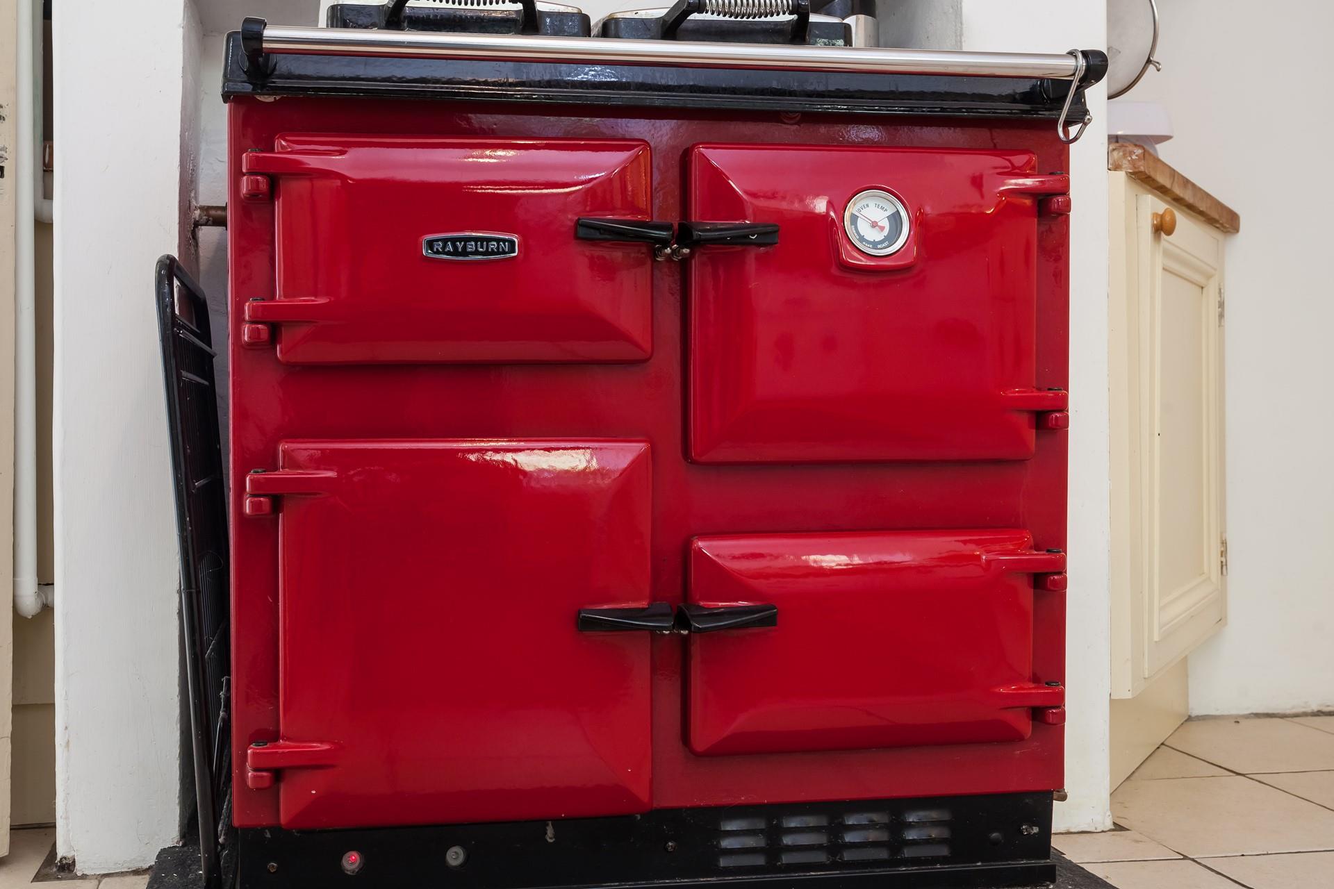 A traditional Rayburn cooker is practical whilst giving the kitchen extra charm and character! 