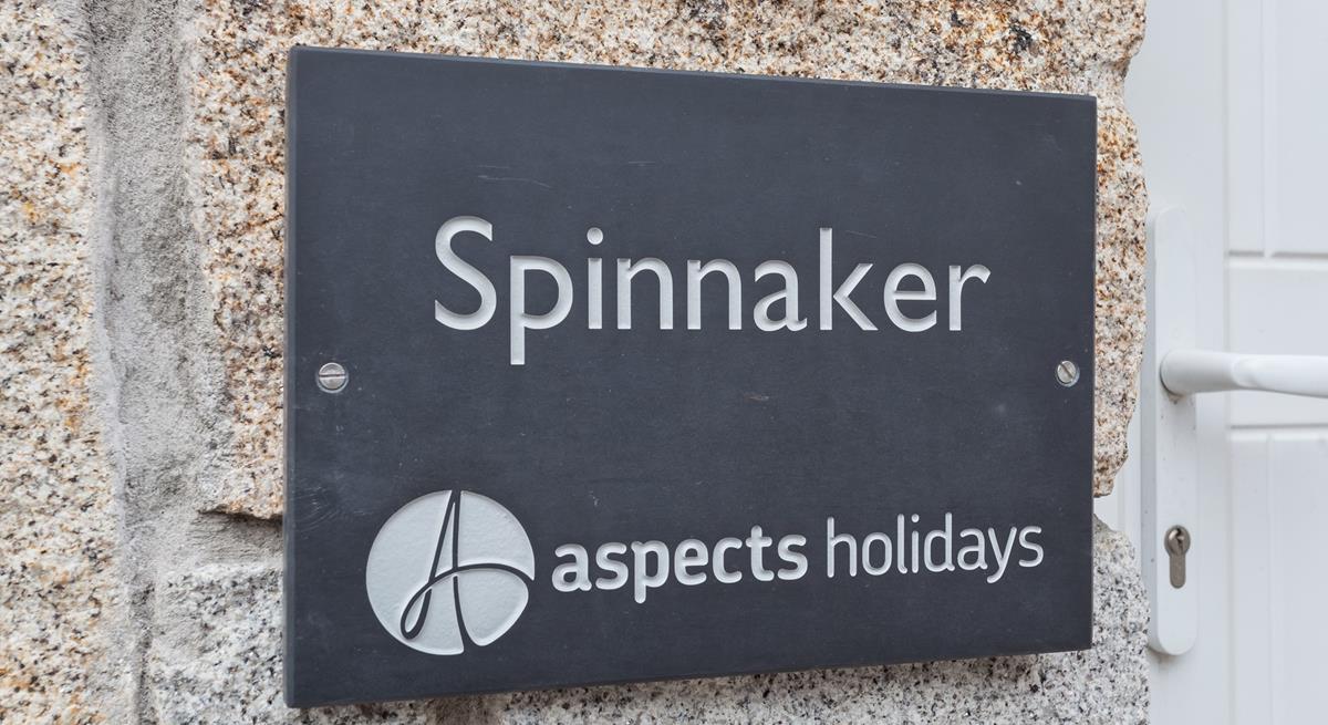 You will know you have arrived when you see the Aspects slate sign.