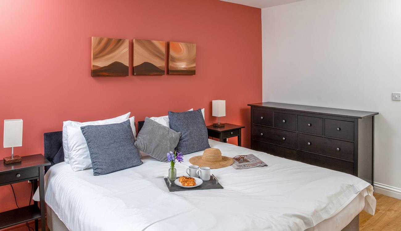 Bedroom 1 can be made up as a super king or a twin.