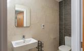 The stylish en suite shower in the double bedroom. - Thumbnail Image