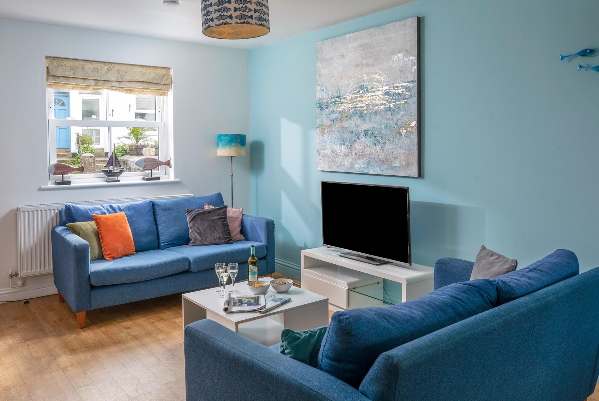 A seaside sanctuary, Spinnaker is a short walk from the bustling St Ives harbourside.