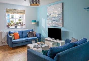 A seaside sanctuary, Spinnaker is a short walk from the bustling St Ives harbourside.
