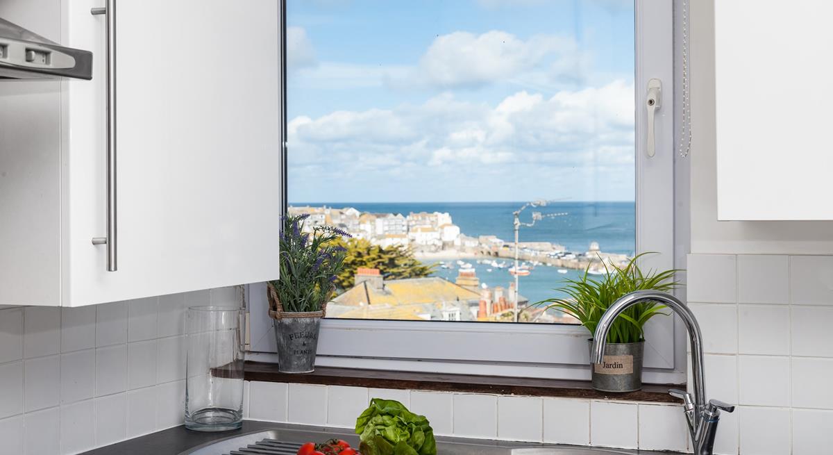 Washing-up views don't get much better than this!