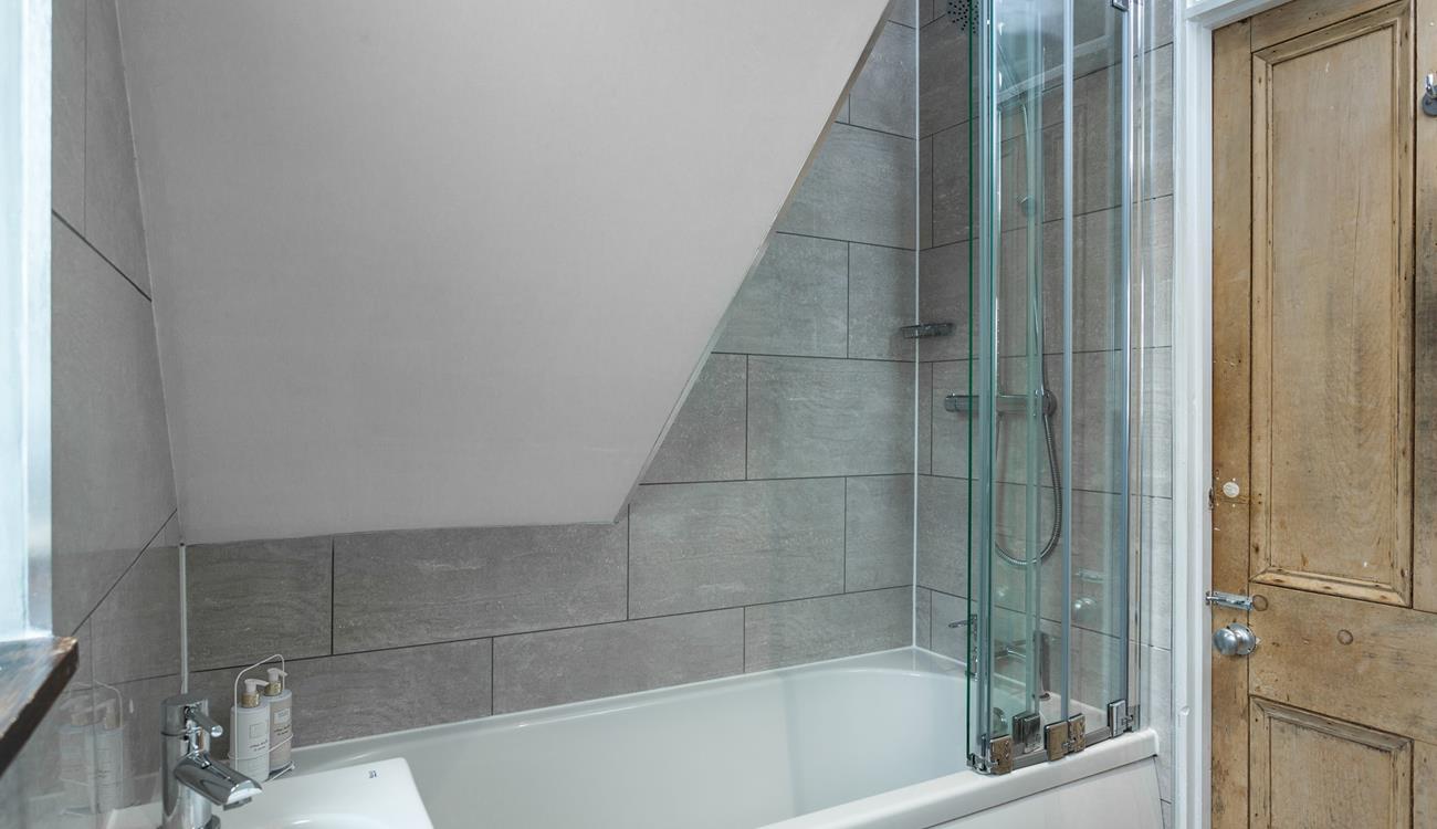 Wash off sandy toes in the shower or run yourself a bath for a long soak.