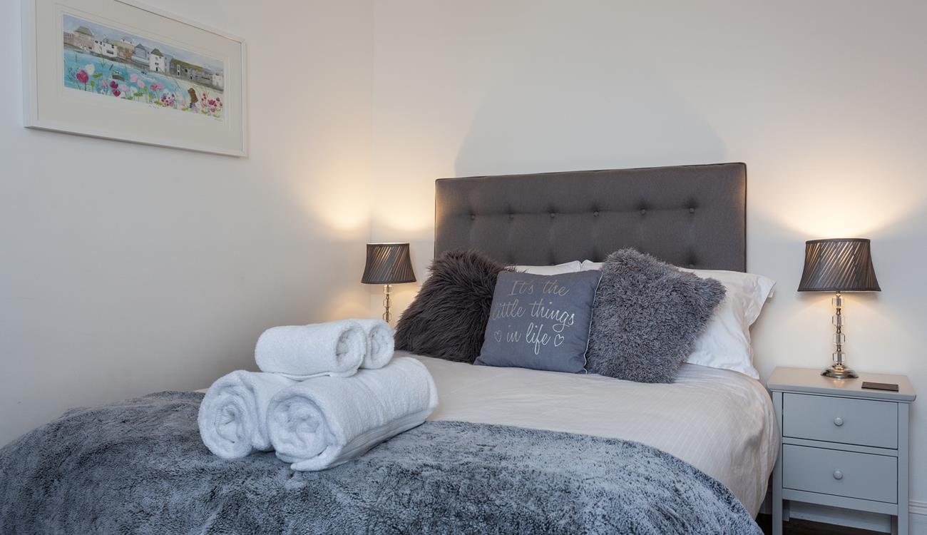 Soft sheets and fluffy towels await you.