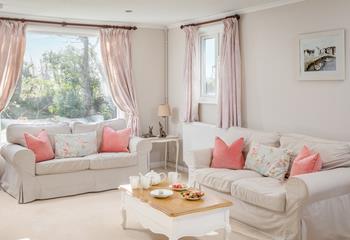 Large sofas offer plenty of space for the whole family to relax and socialise together.