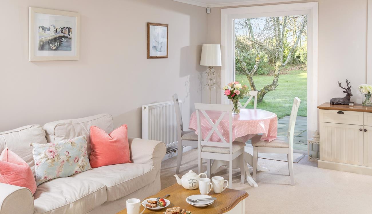 Invoking images of fairytale cottages, the pastel pallet of the lounge makes this room a true haven.