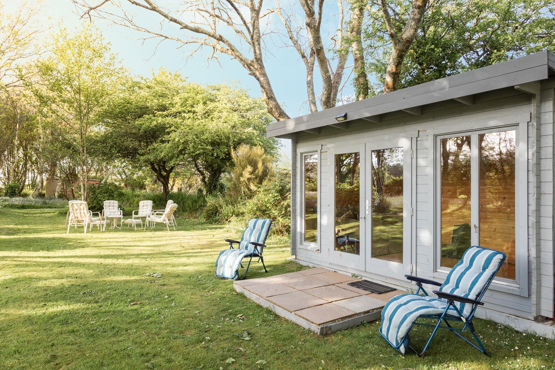 Relax in the loungers and soak up the afternoon sunshine.