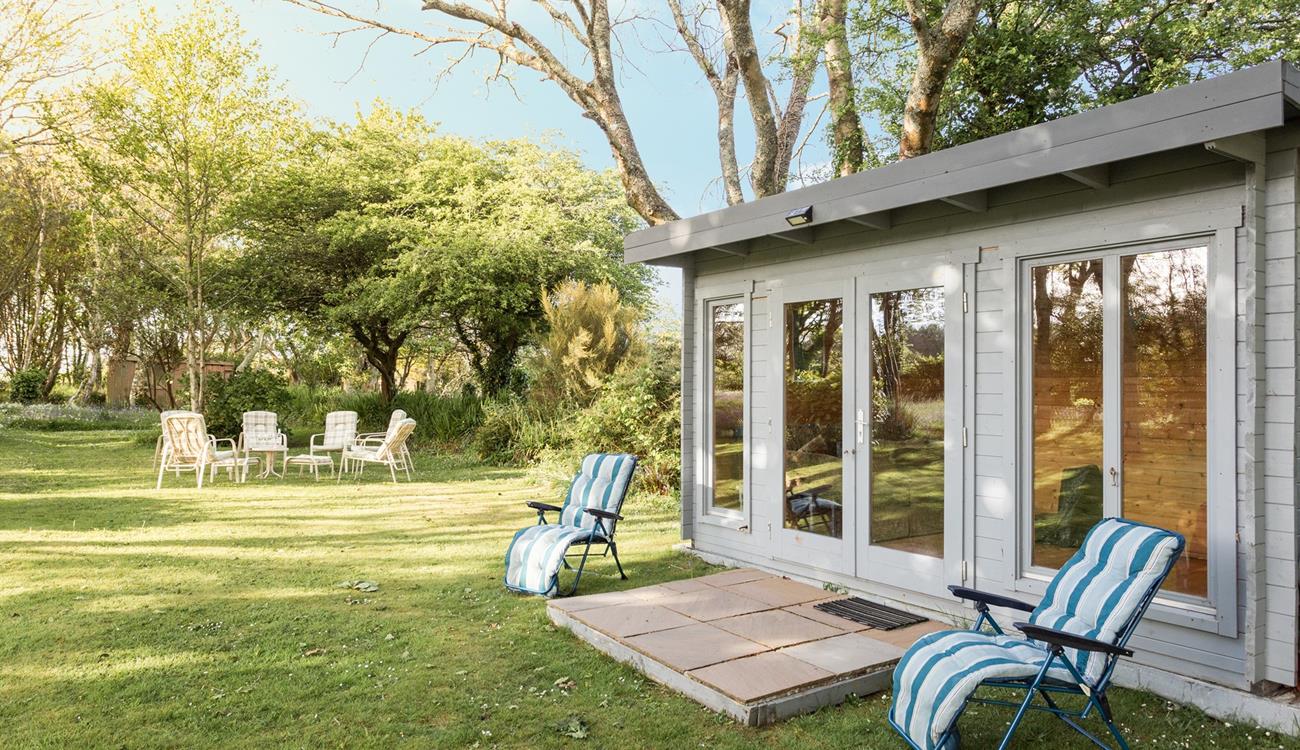 Relax in the loungers and soak up the afternoon sunshine.