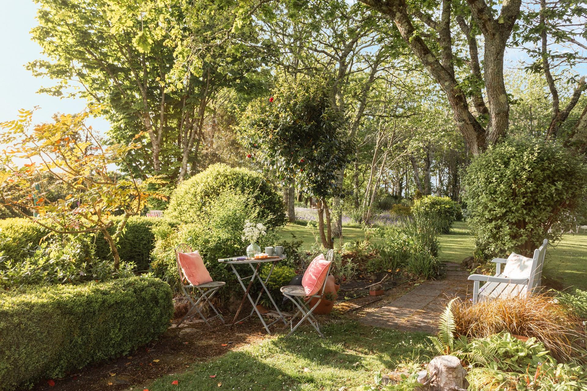 There is plenty of choice on outdoor seating to choose from at Treveth.