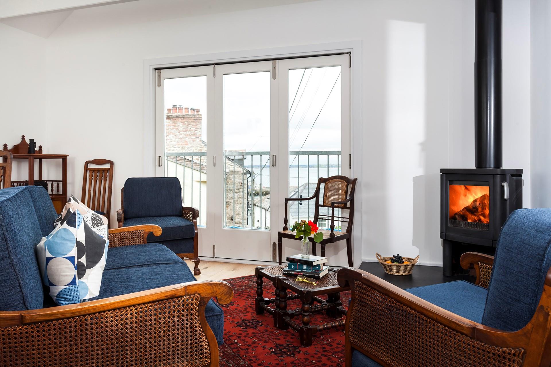 Spend chilly evenings in front of your woodburner with a good book.