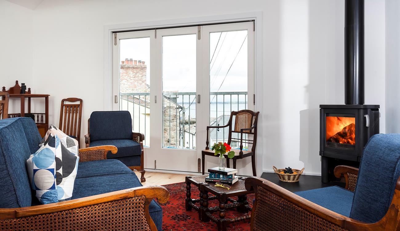 Spend chilly evenings in front of your woodburner with a good book.