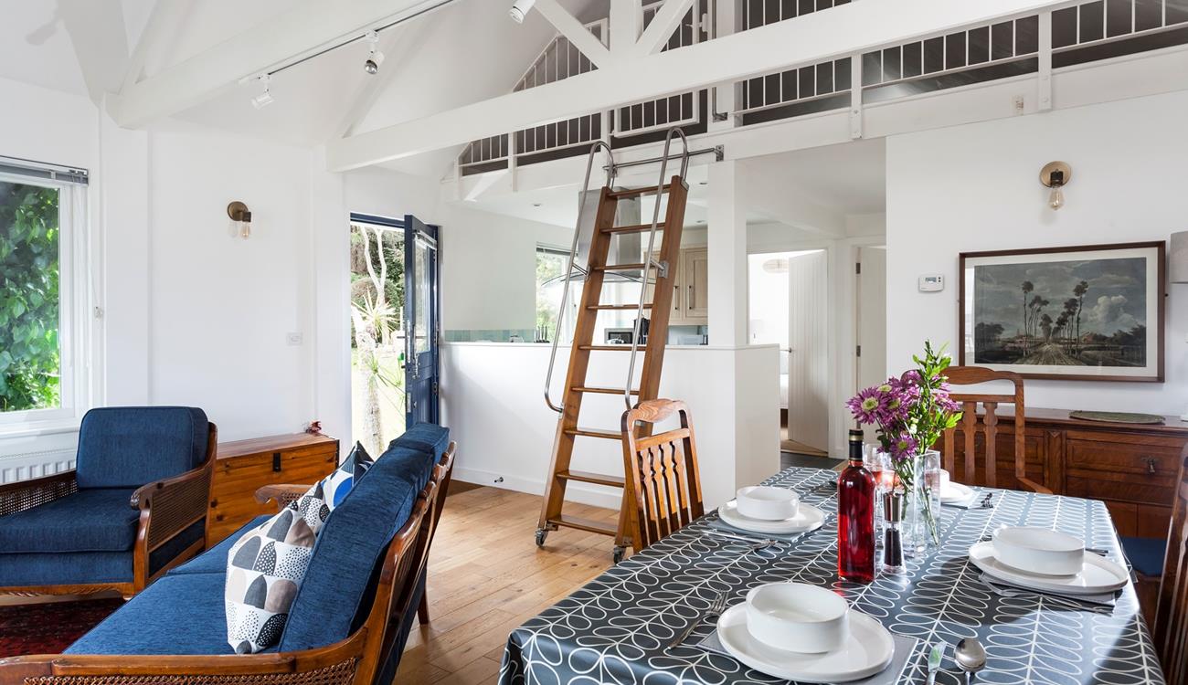 Wander out to the garden to sip a cold crisp drink.