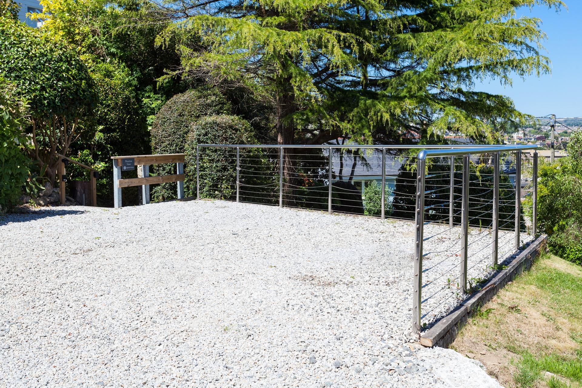 Meadow View has its own parking space making it easy to explore Cornwall or just forget about the car for the week!