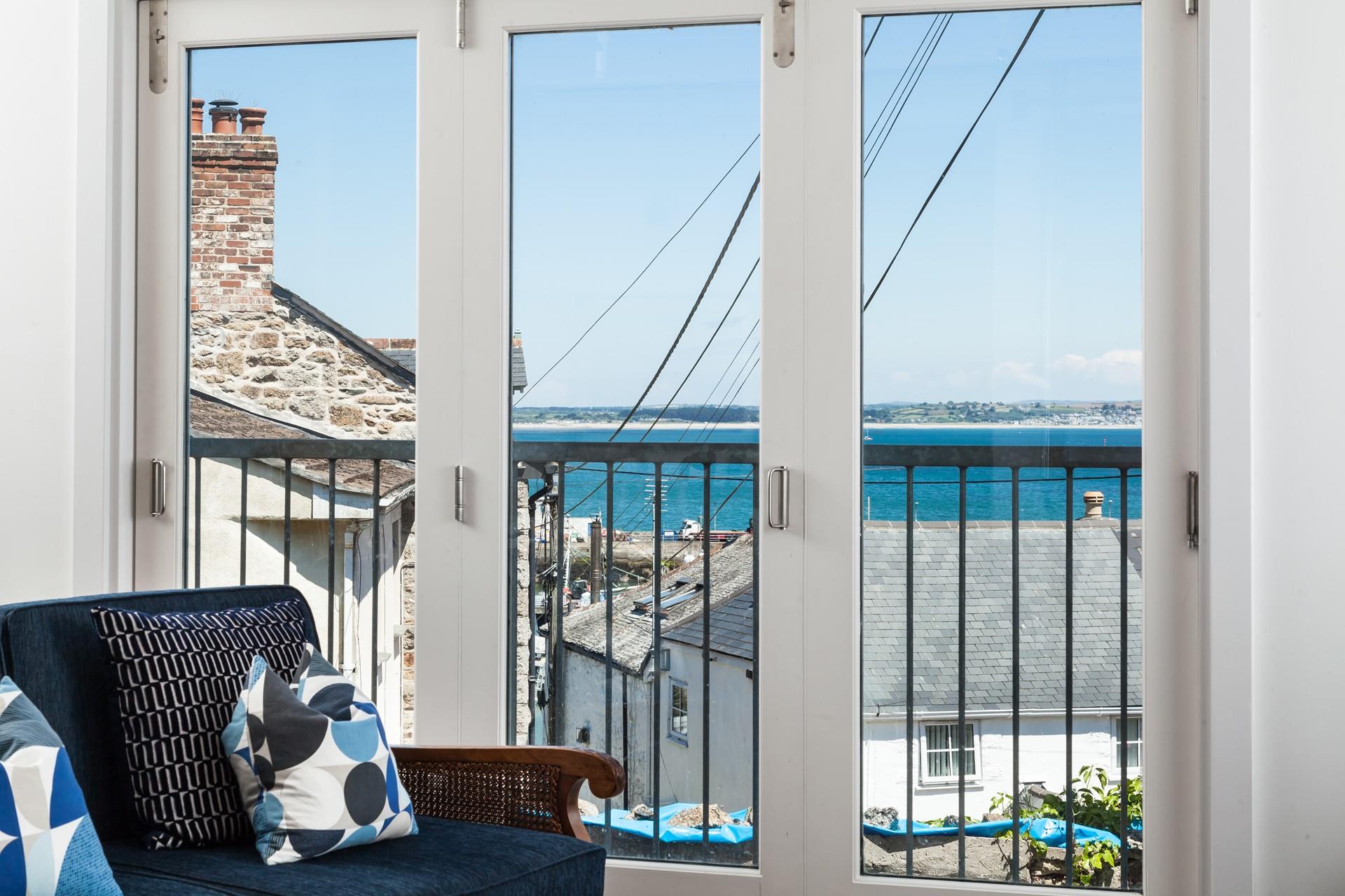 This is the perfect spot to storm watch on a winter's evening!