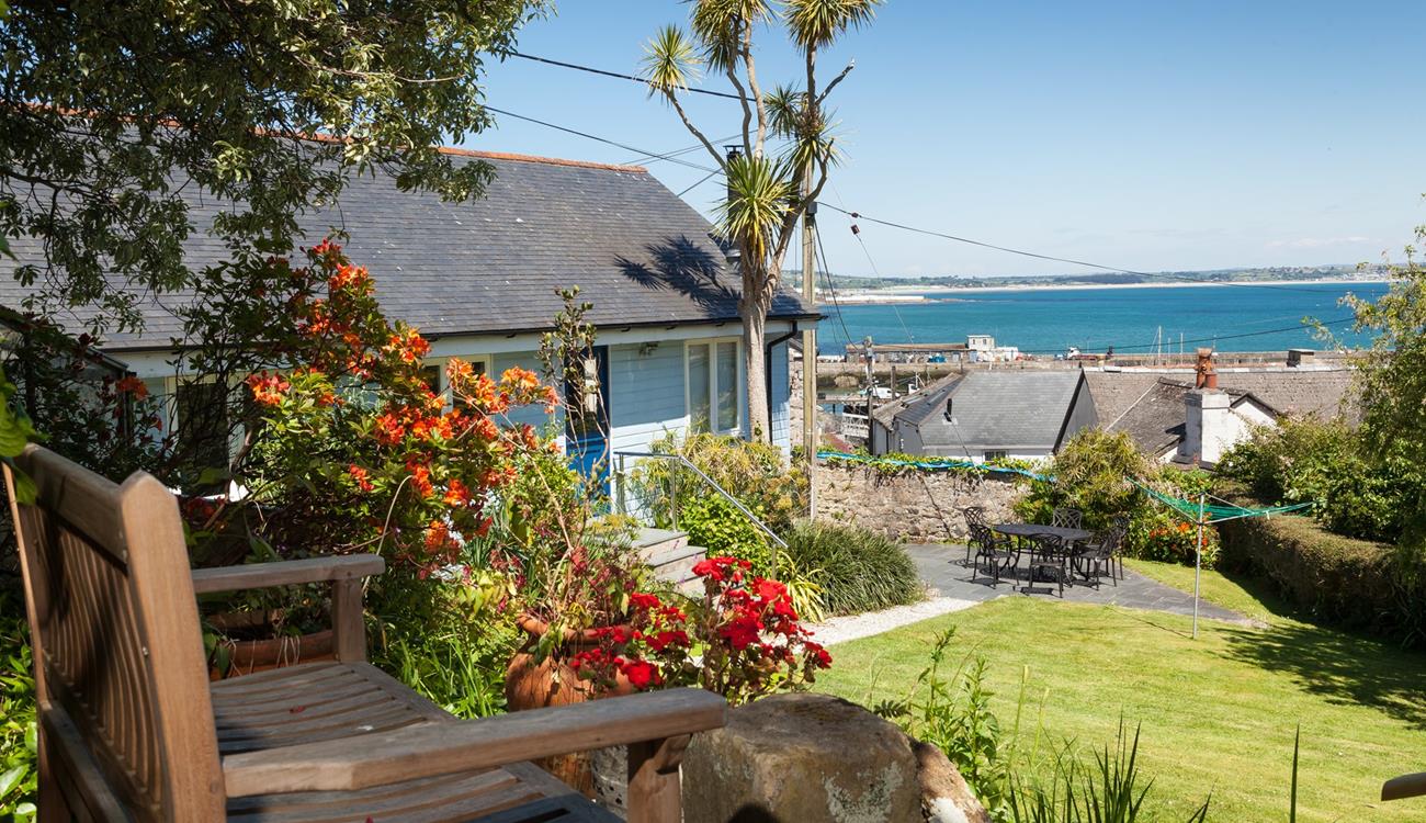 Sit in the leafy garden and listen to the birds tweeting whilst you sip your morning cuppa.