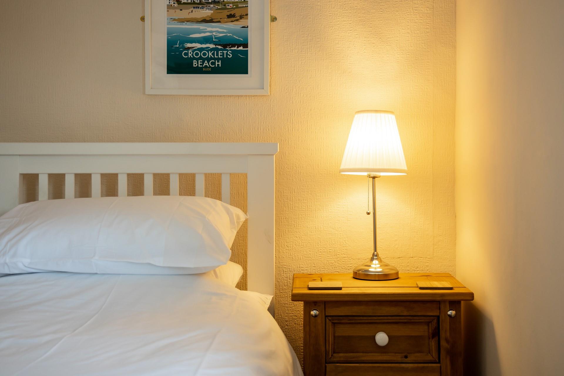 Wake up in the soft sheets and start the day with a cuppa in bed.