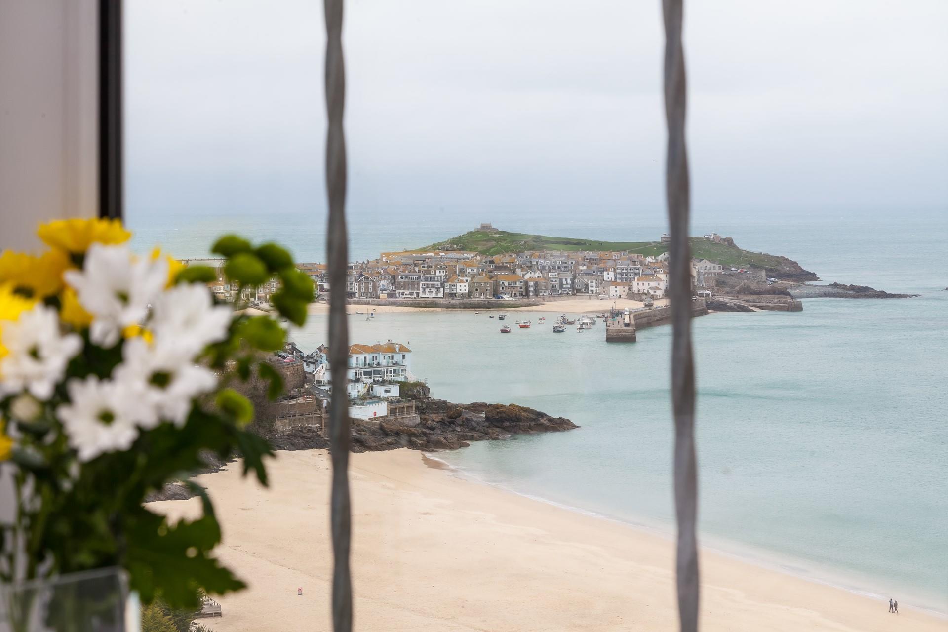 Wander down to Porthminster beach to spend the day on the golden sands.