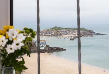 Wander down to Porthminster beach to spend the day on the golden sands.