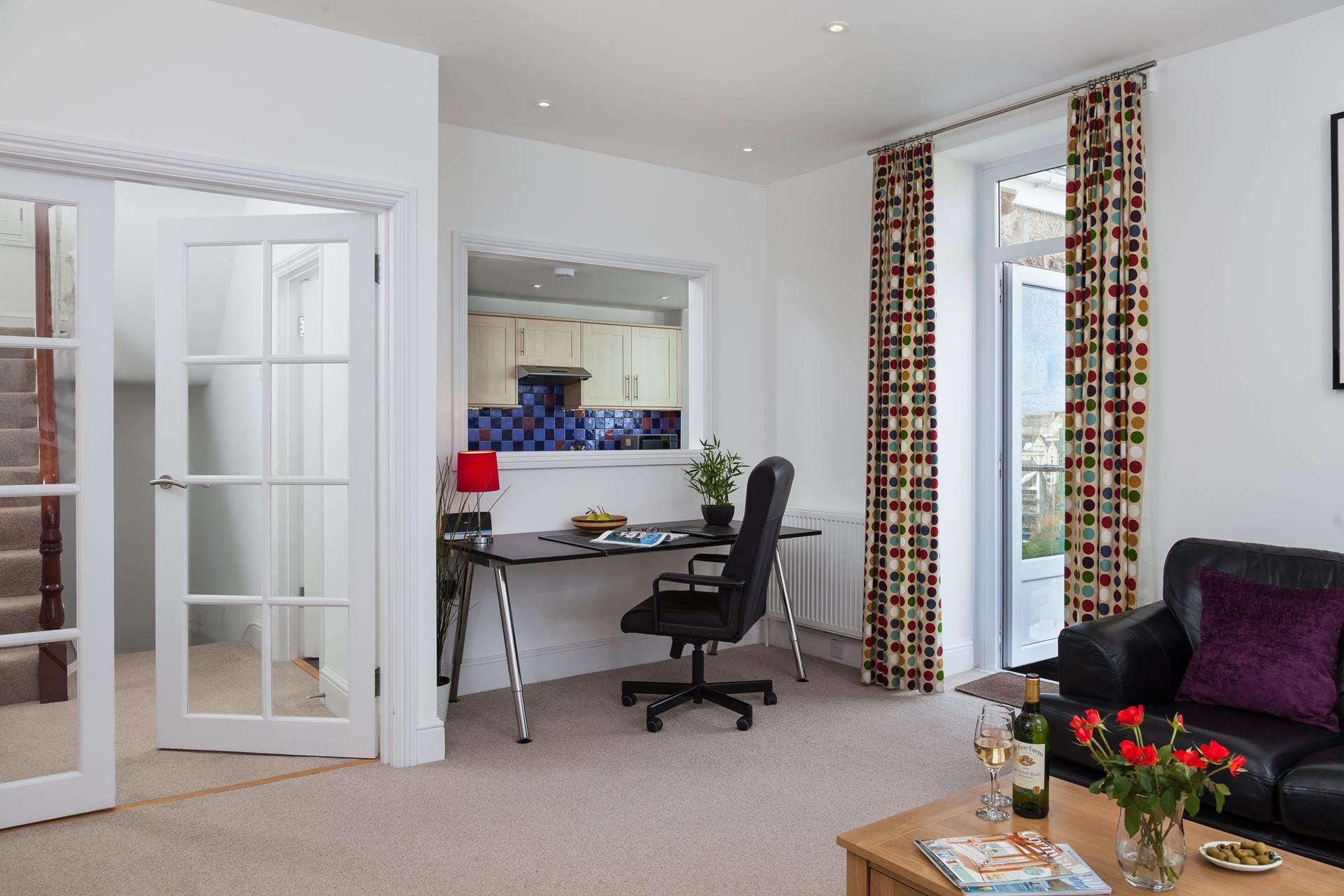 Fancy a change of work from home scenery? There is plenty of opportunity at Porthia Bay.