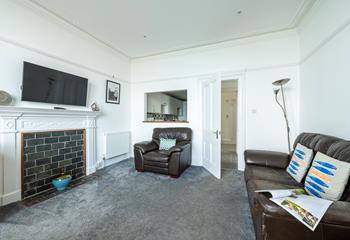 The sitting room provides the ideal base to come back to each day.