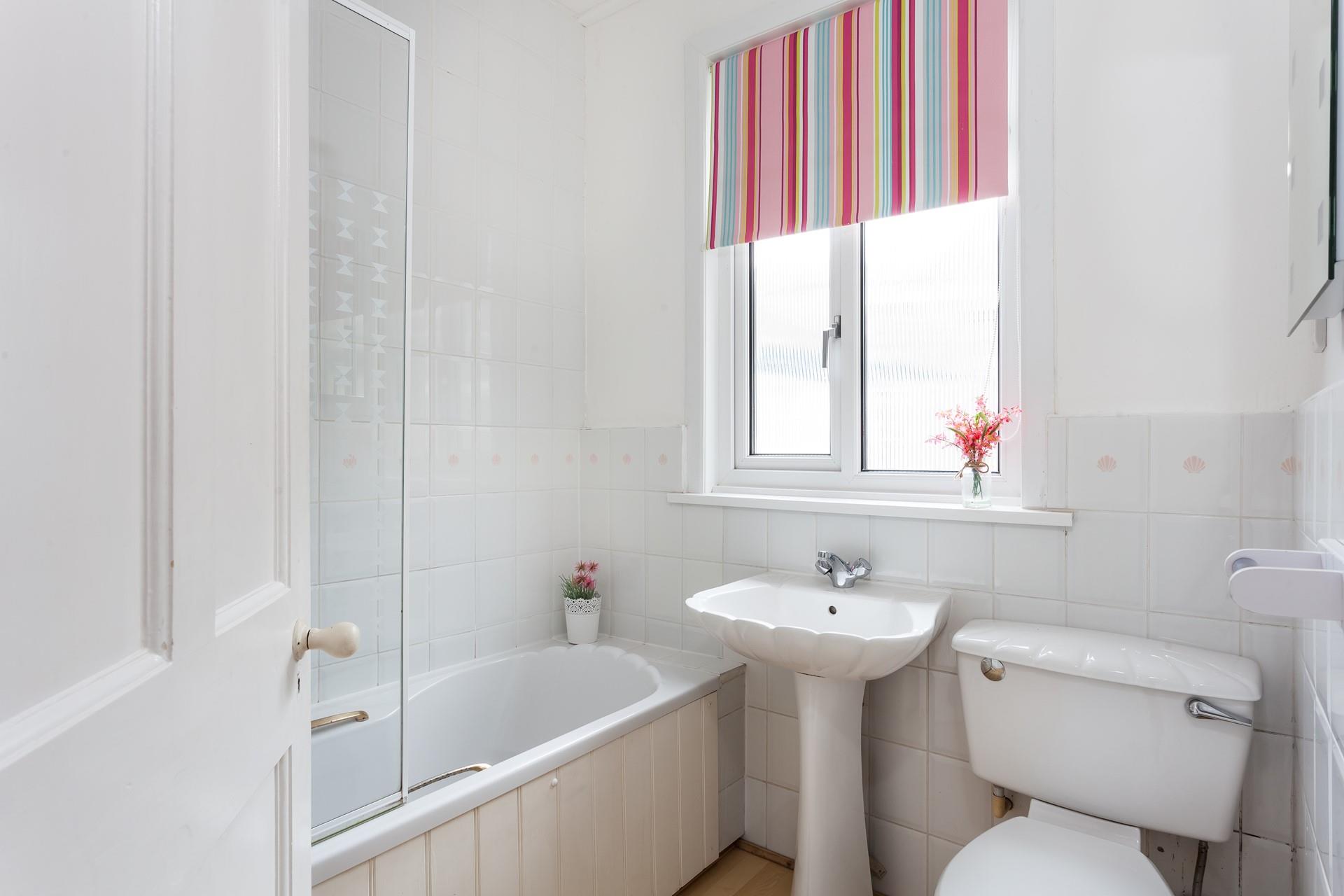 Wash away the day in your shower or soak in a hot bubble bath.