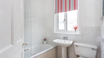 Wash away the day in your shower or soak in a hot bubble bath.