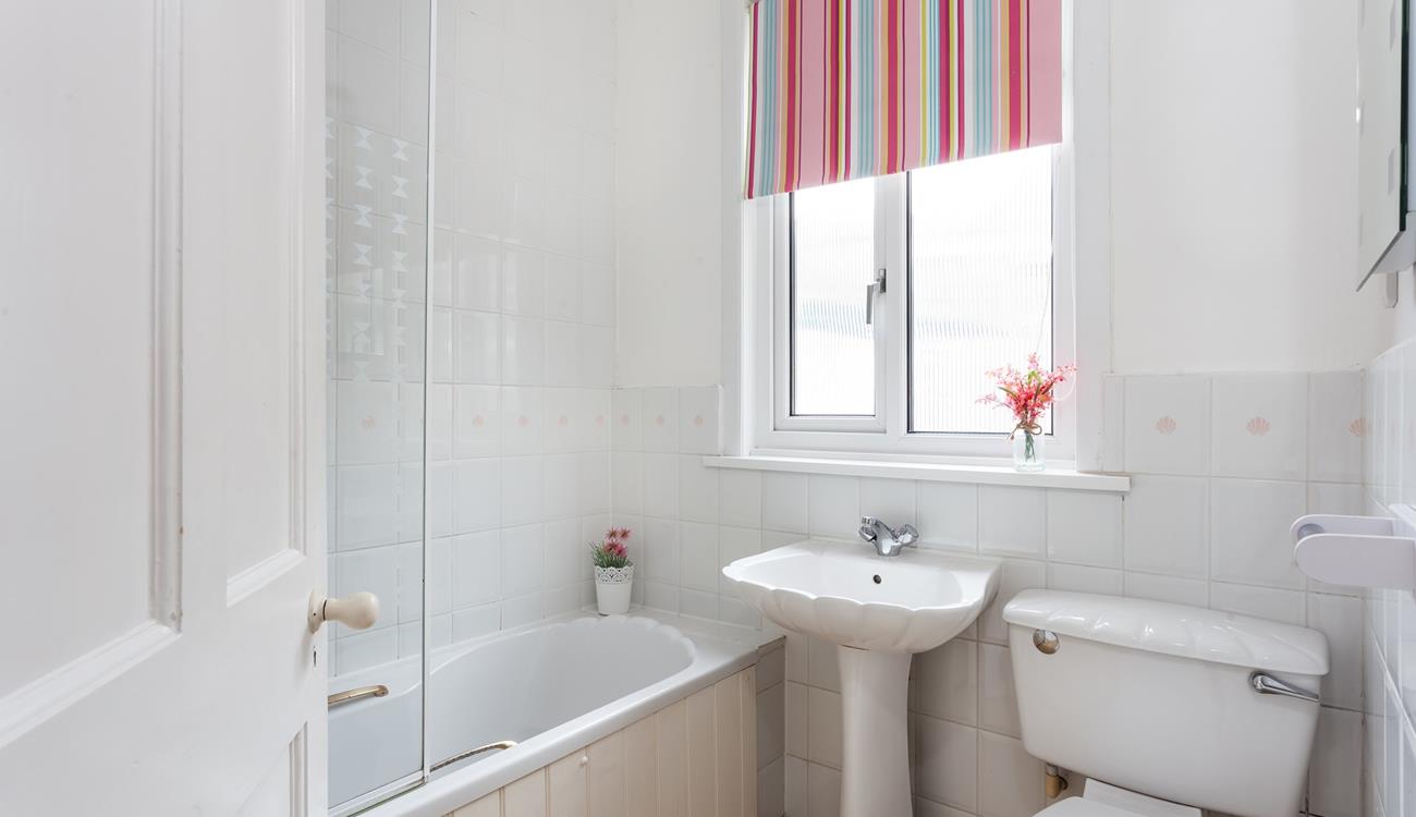 Wash away the day in your shower or soak in a hot bubble bath.