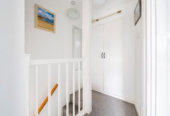 Climb the stairs to retire to one of the cosy bedrooms.