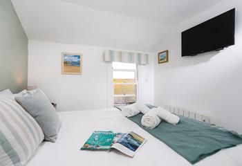 Take breakfast back to bed and spend a chilled morning before heading out to explore St Ives.