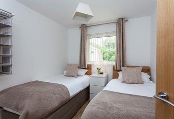 The cosy twin room is perfect for children and young adults!