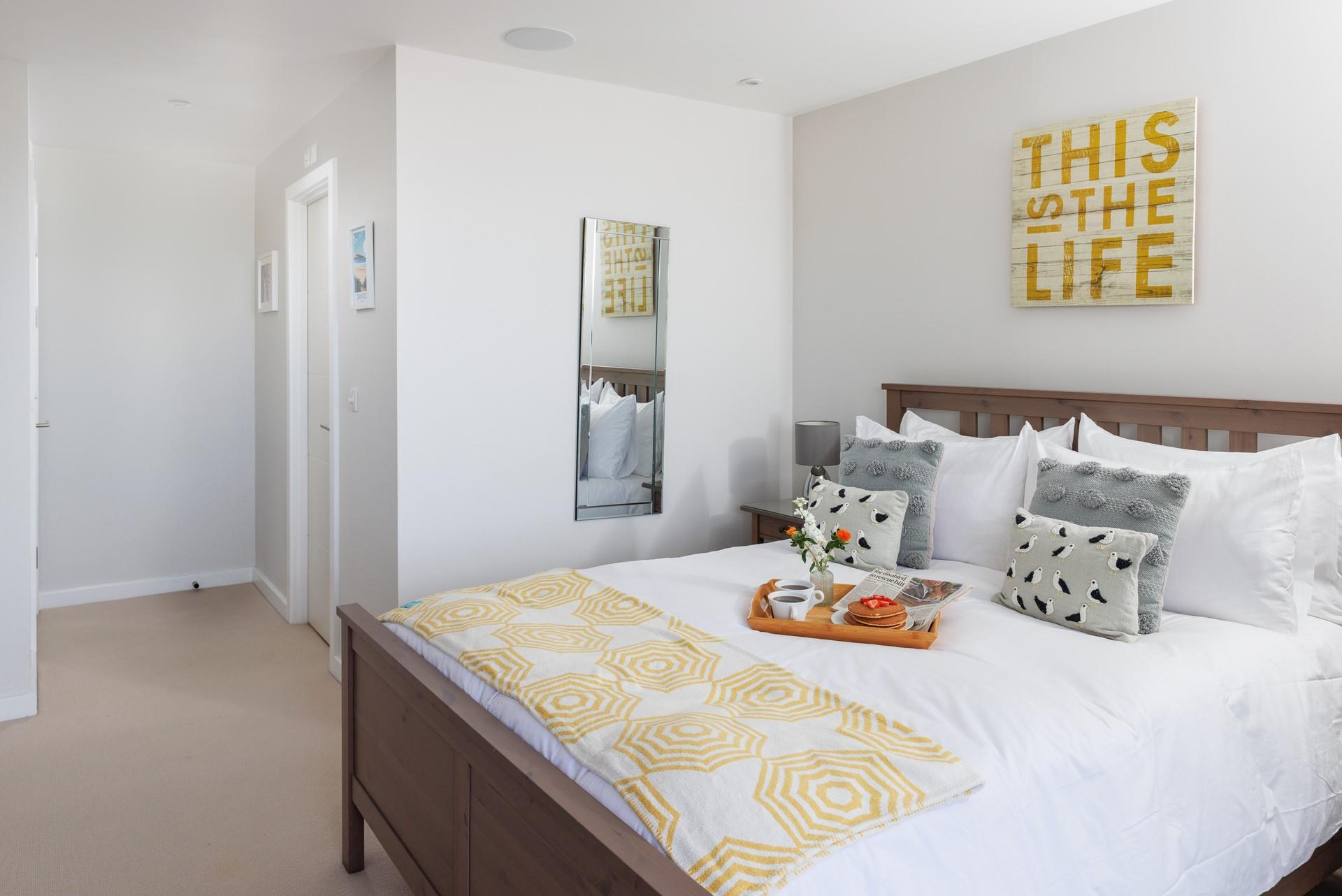 Hints of the seaside in the form of sweet decor are scattered throughout the property.