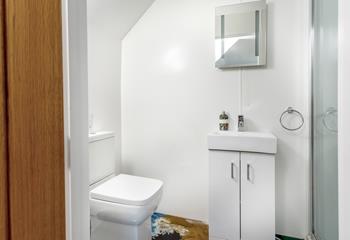 The en suite is the perfect space to get ready each day.