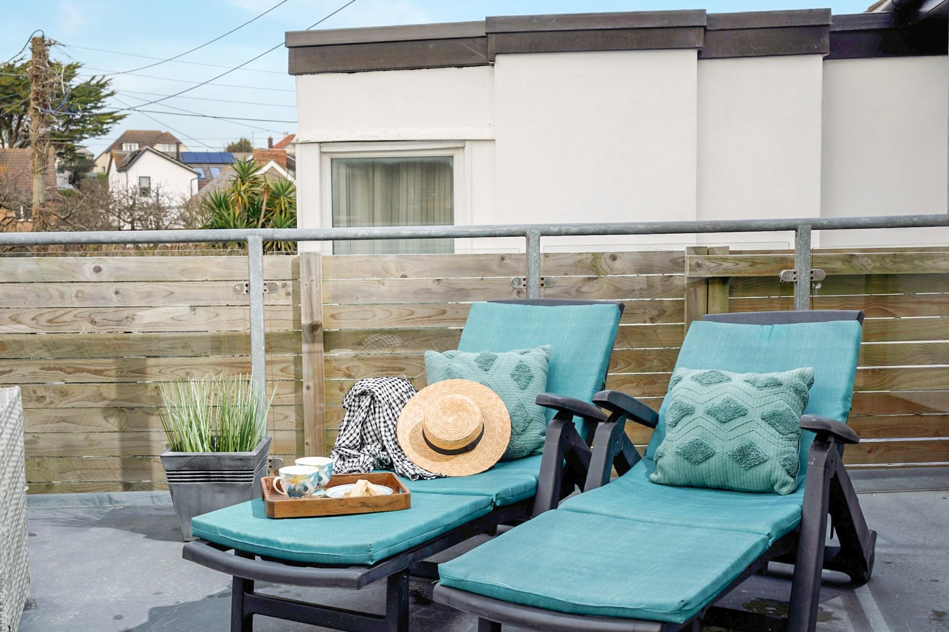 Grab a good book and relax on the loungers on a lazy afternoon.