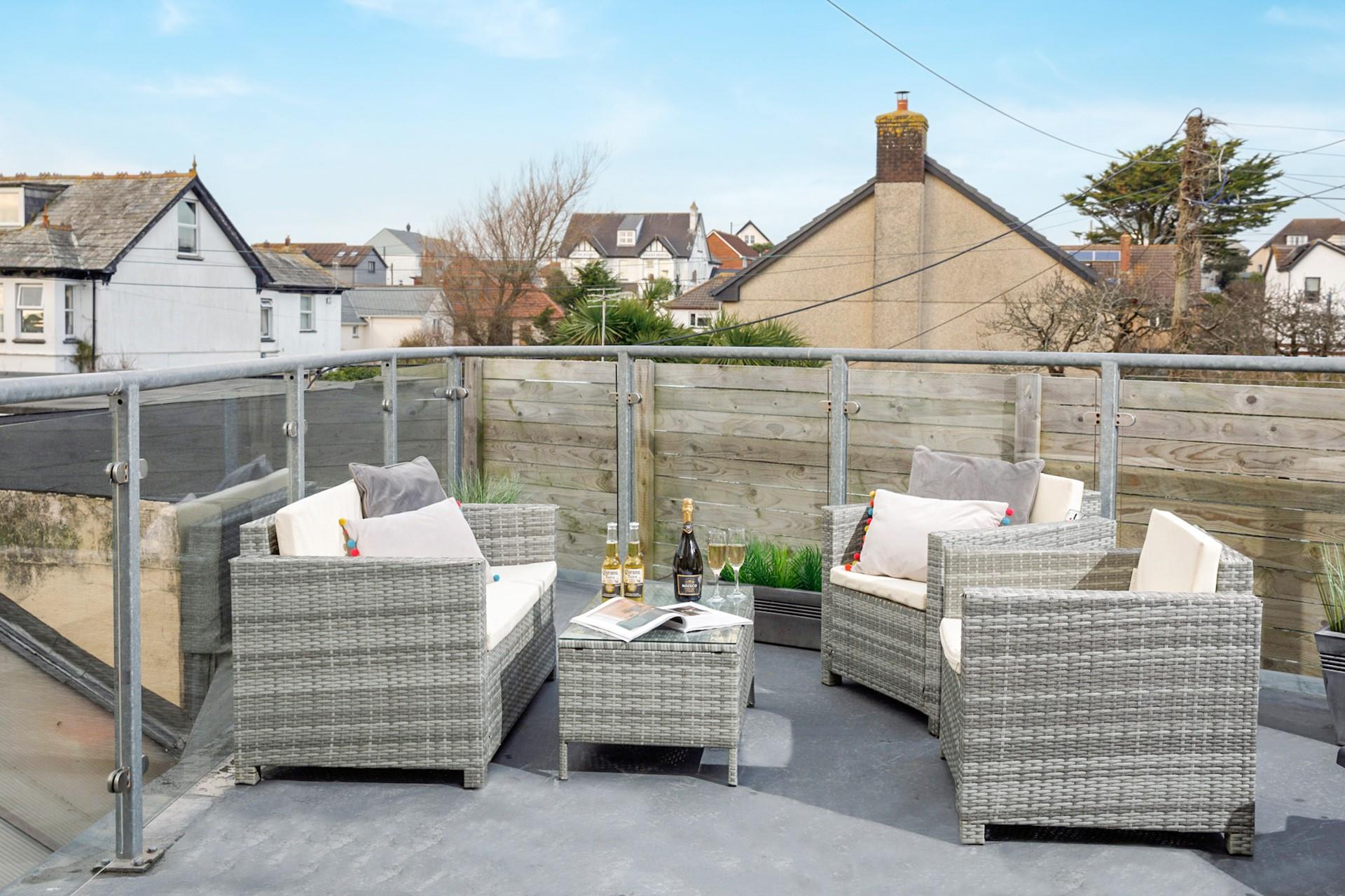 Pour yourself some bubbles to start the holiday off!