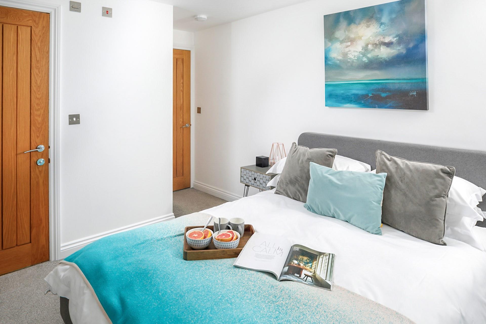 Settle into bed and get stuck into a good book before drifting off.