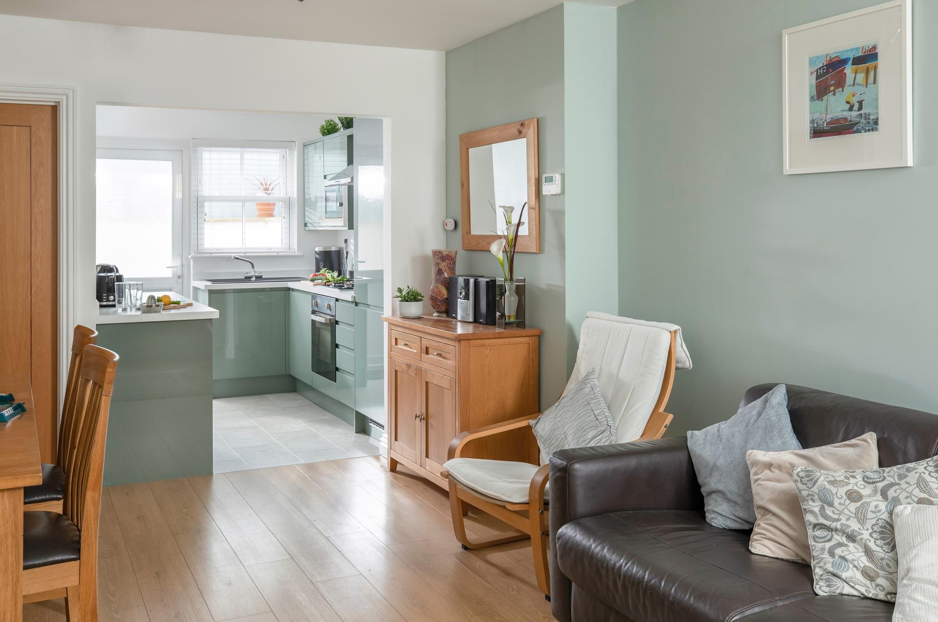 Open plan living is perfect for socialising. 