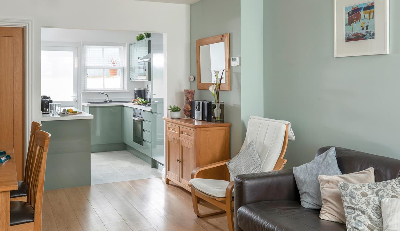 Open plan living is perfect for socialising. 