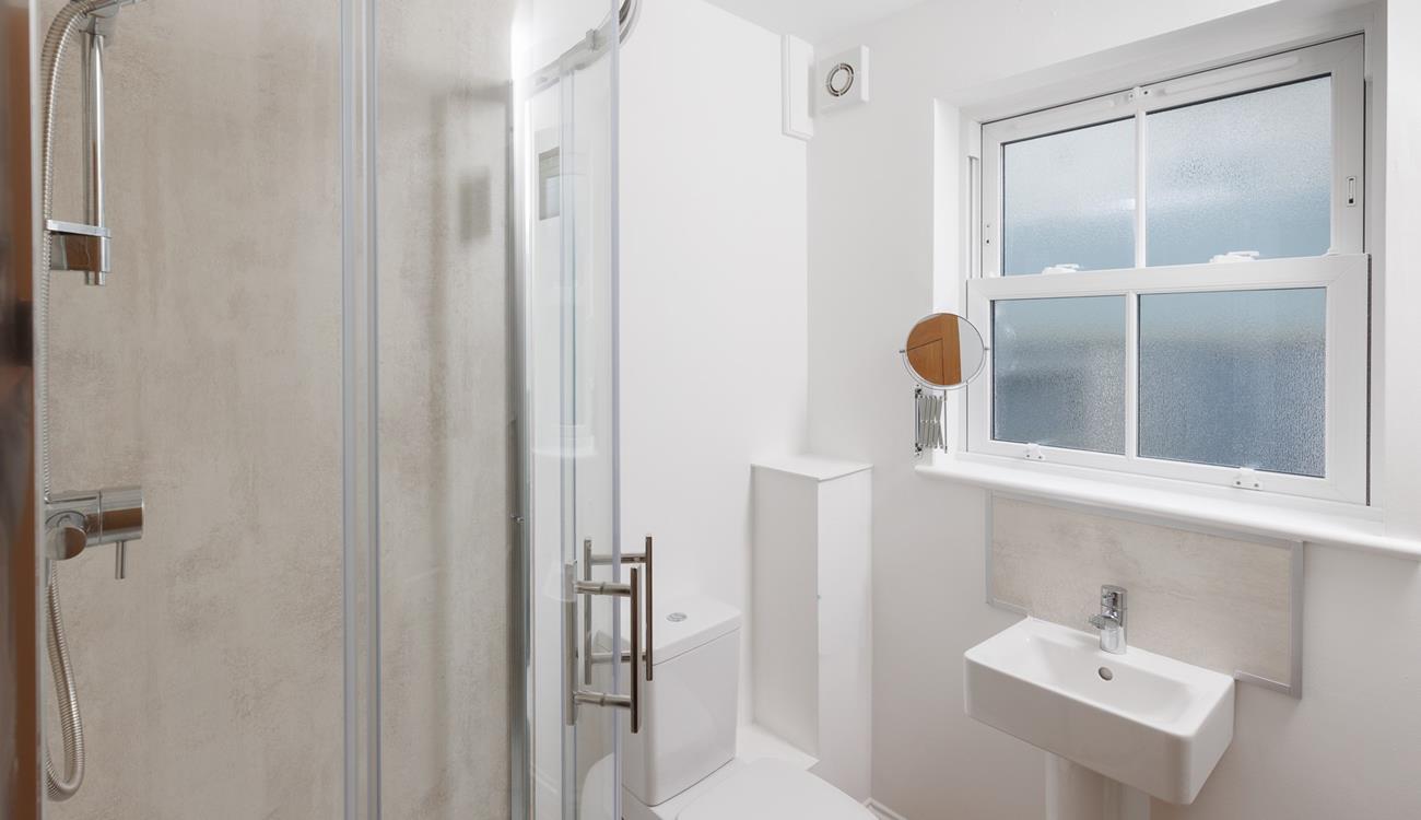 There's a handy downstairs shower room!