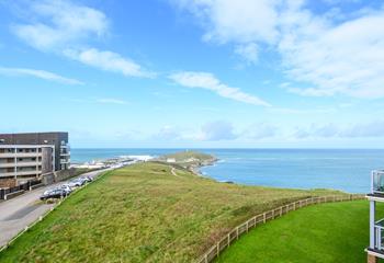 Stroll along the headland to Little Fistral, or around the corner towards Newquay harbour. 