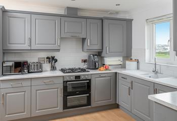 The kitchen is well-equipped, perfect for making a home-cooked meal if you don't fancy venturing out. 