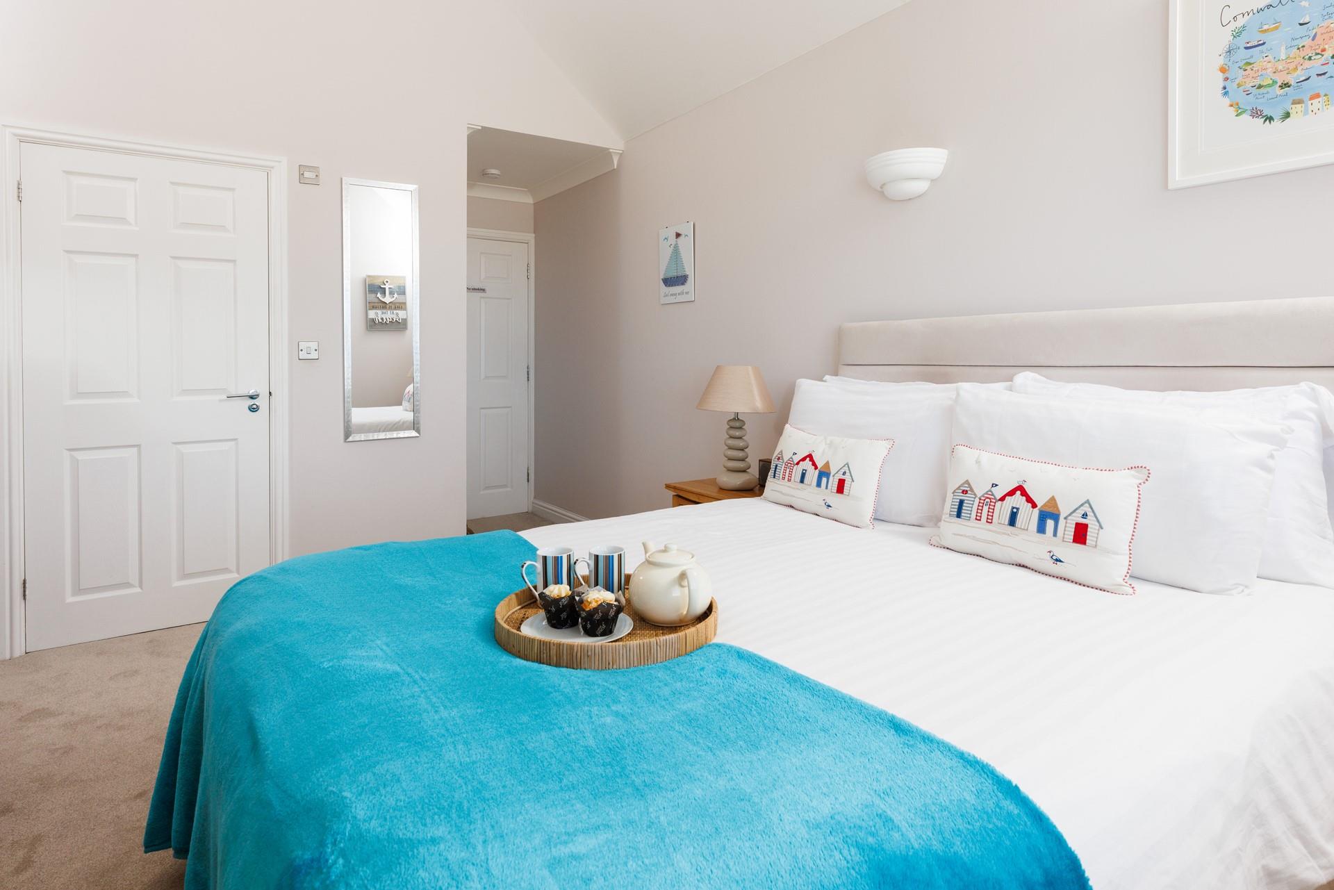Tuck into the soft sheets and drift into a dreamy night's slumber.
