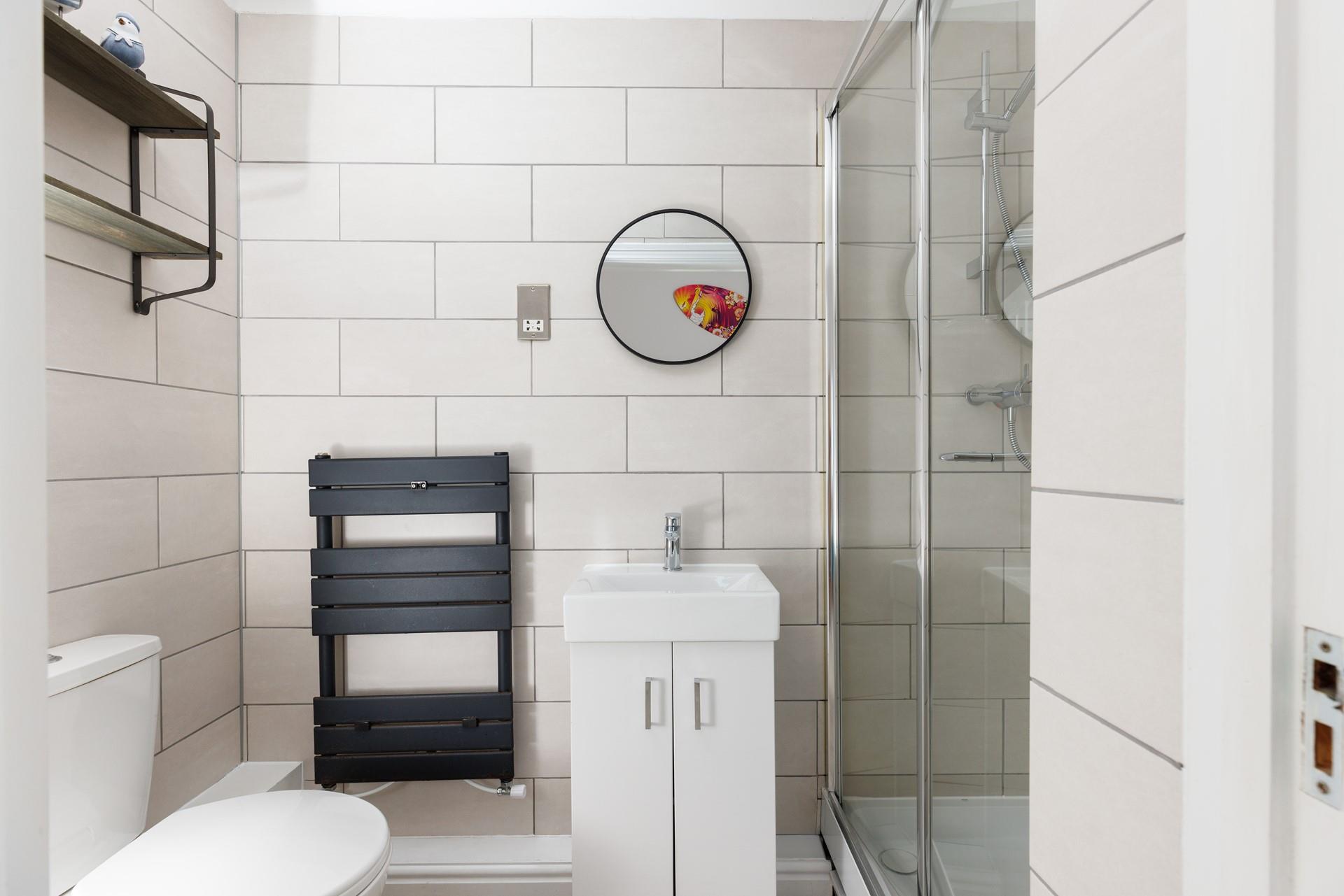 Wash off the sand in the shower and then get ready for an evening in town.