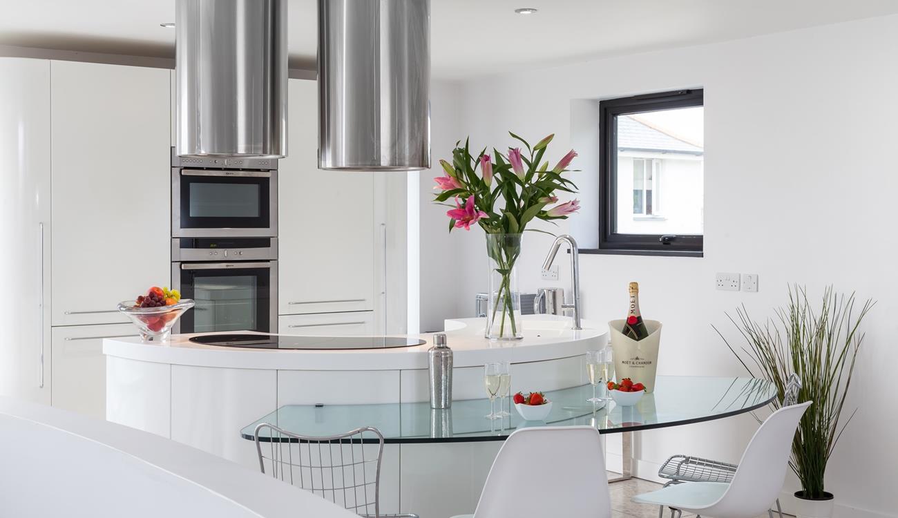 Pop open a bottle of prosecco to sip enjoying the views.