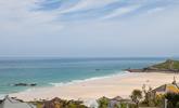 The view for Higher Carthew is stunning and looks over St Ives beach and bay. - Thumbnail Image