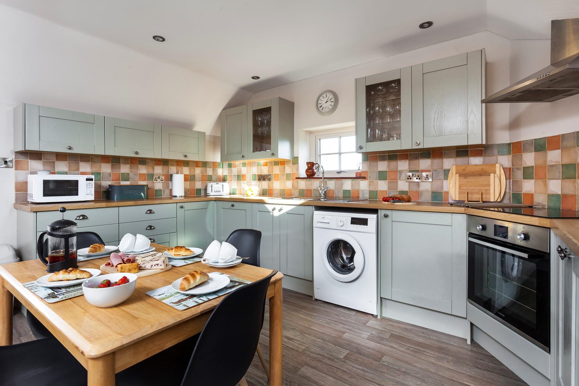 Enjoy a hearty breakfast whilst you plan your day's adventures in the comfortable kitchen.