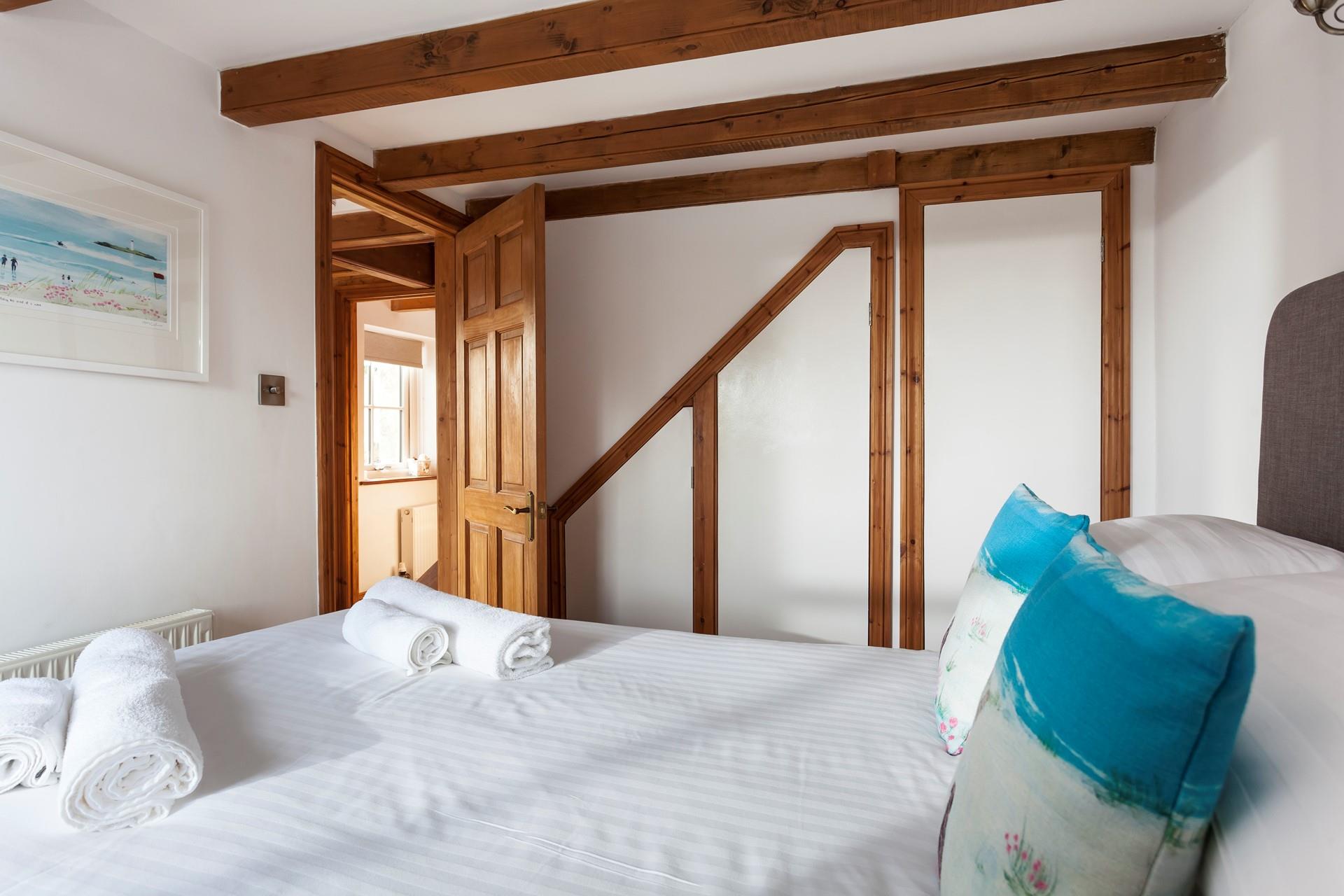 After a meal out in St Ives come back to drift off into a dreamy night's sleep.